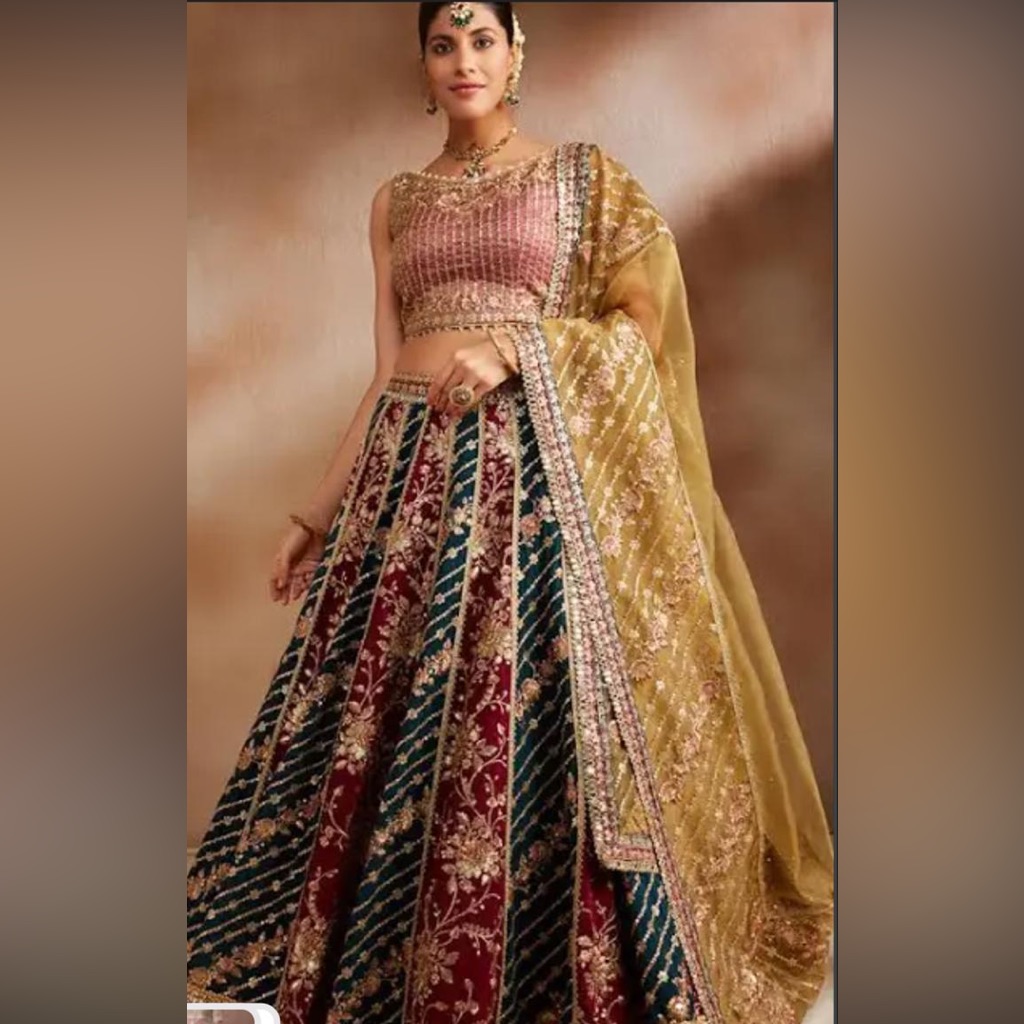 Elegant Embroidered Lehenga